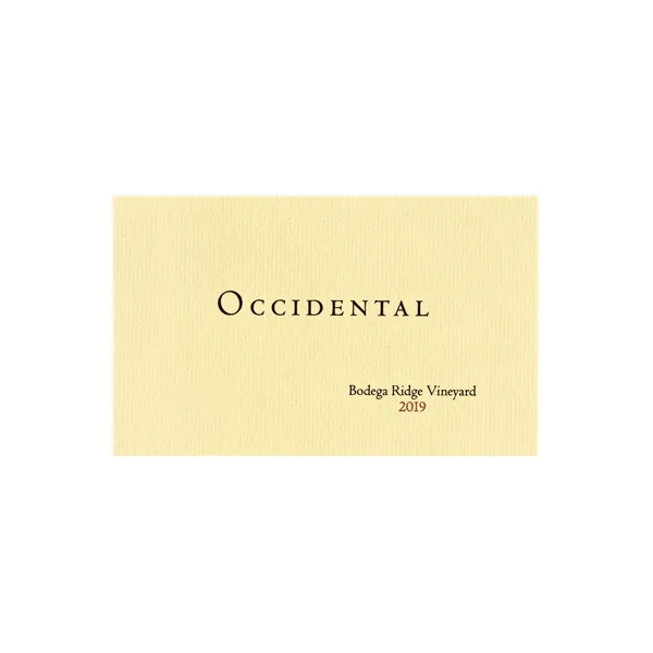 Occidental Pinot Noir Bodega Ridge Vineyard 2019