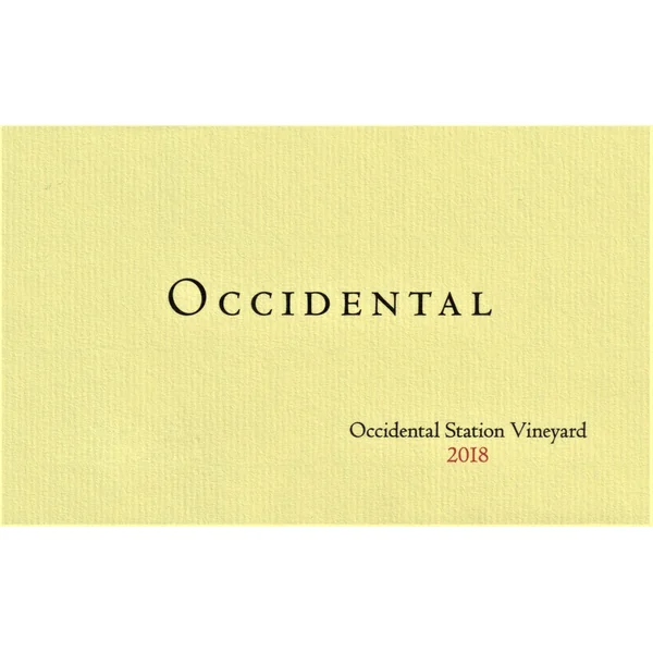Occidental Pinot Noir Occidental Station Vineyard 2018
