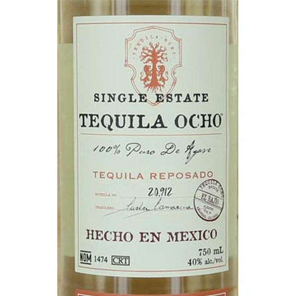 Ocho Single Estate Añejo Tequila El Bajio (2018)