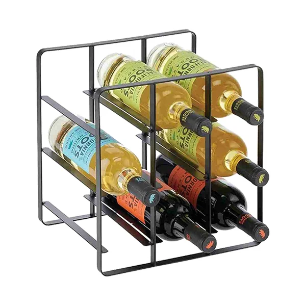 Oggi • Wine Rack 3 Tier 9 Bottle Stainless Steel