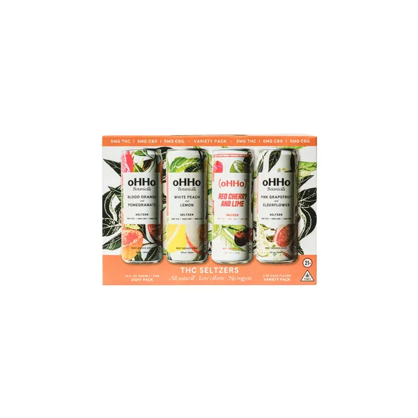 Ohho 5mg Variety Pack Blood Orange•white Peach•grapefruit•cherry