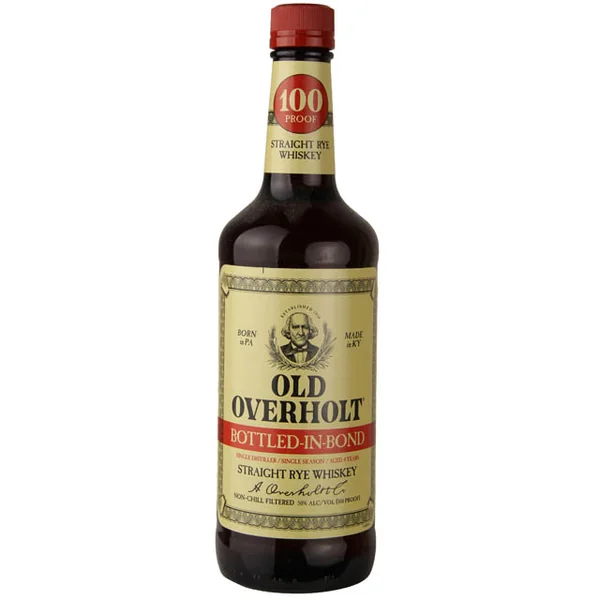 Old Overholt Bonded Straight Rye Whiskey / Ltr