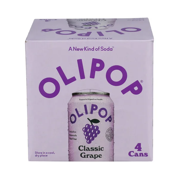 Olipop Classic Grape Prebiotic Soda