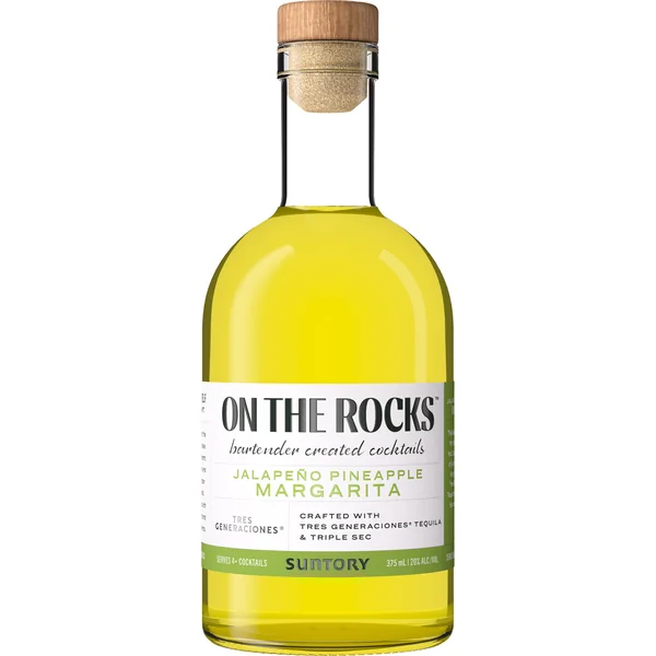 On The Rocks Tres Generaciones Jalapeno Pineapple Margarita Cocktail