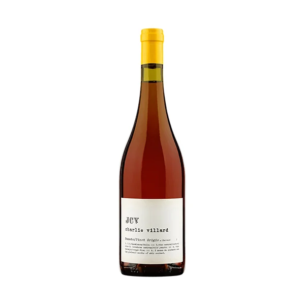 Orange Natural Wine Villard Jcv Ramato Pinot Grigio