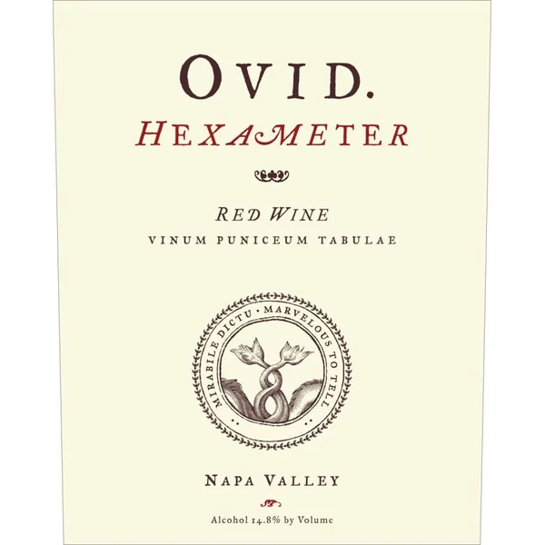 Ovid Hexameter Napa Valley 2018
