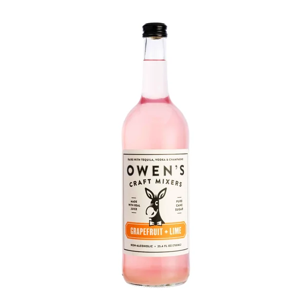 Owen's Craft Mixers Grapefruit and Lime Nonalcoholic