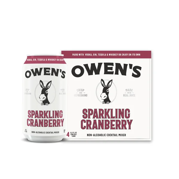 Owen’s Mixers • Sparkling Cranberry Can