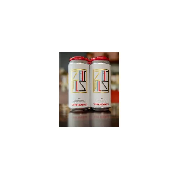 Oxbow Brewing Co. Zeit Pilsner 16oz 4pk Cans