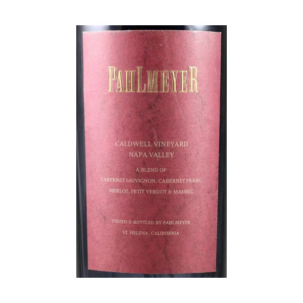 Pahlmeyer Caldwell Vineyard Napa Valley 1987