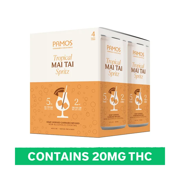 Pamos Mai Tai Hemp Derived Spritz 5mg