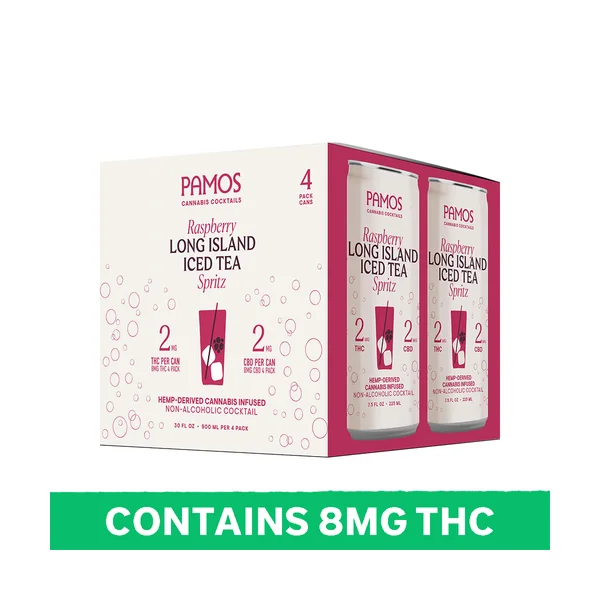 Pamos Spritz Long Island Iced Tea 2mg Delta 9 • 4pk Can