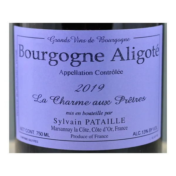 Pataille/Sylvain Bourgogne-Aligoté La Charme aux Prêtres 2019