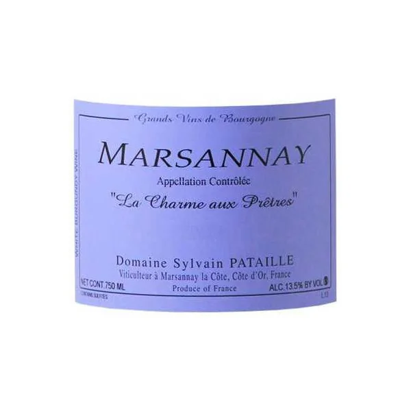 Pataille/Sylvain Marsannay Blanc La Charme aux Prêtres 2019