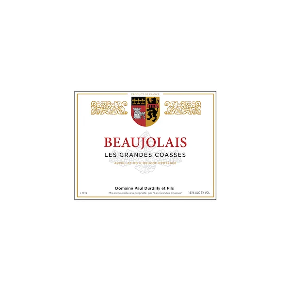Paul Durdilly Beaujolais Les Grandes Coasses 2024 750ml