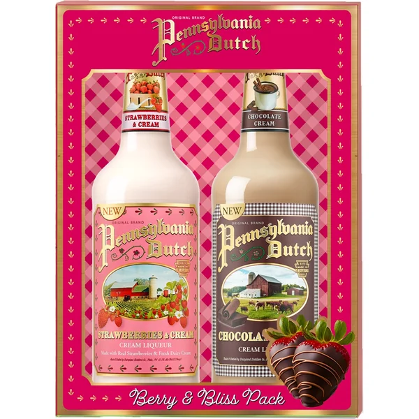 Pennsylvania Dutch Strawberries and Cream and Chocolate Cream 2x750 mL Multipack