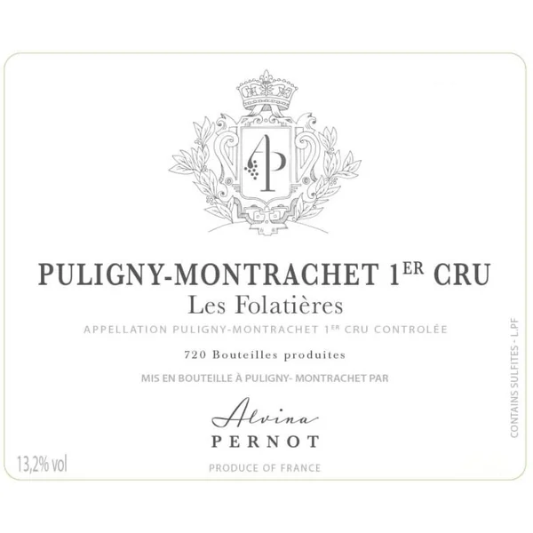 Pernot/Alvina Puligny-Montrachet 1er cru Les Folatières 2020 1.5L