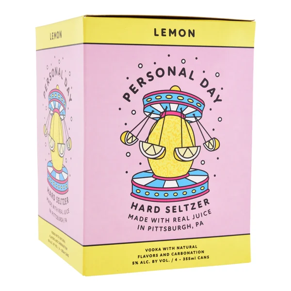 Personal Day Lemon Hard Seltzer 4x355 mL Cans