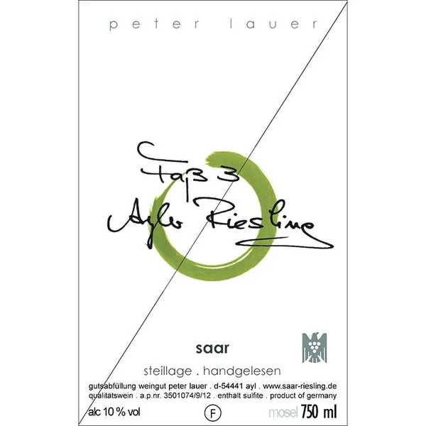 Peter Lauer Riesling Ayler Fass 3 Feinherb 2020