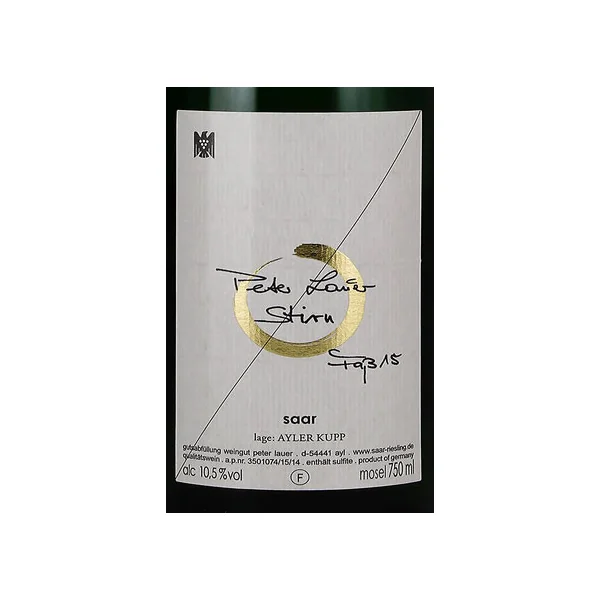 Peter Lauer Riesling Ayler Kupp "Stirn" Fass 15 2019