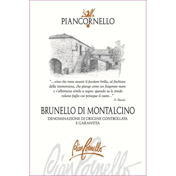 Piancornello Brunello di Montalcino 2016