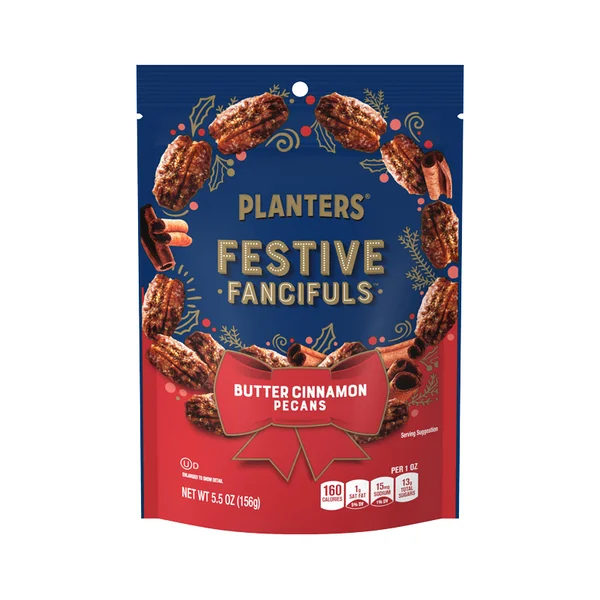 Planters Festive Nuts • Butter Cinnamon Pecans