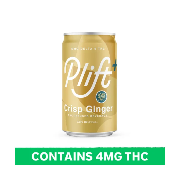 Plift Crisp Ginger Hemp Derived Beverage