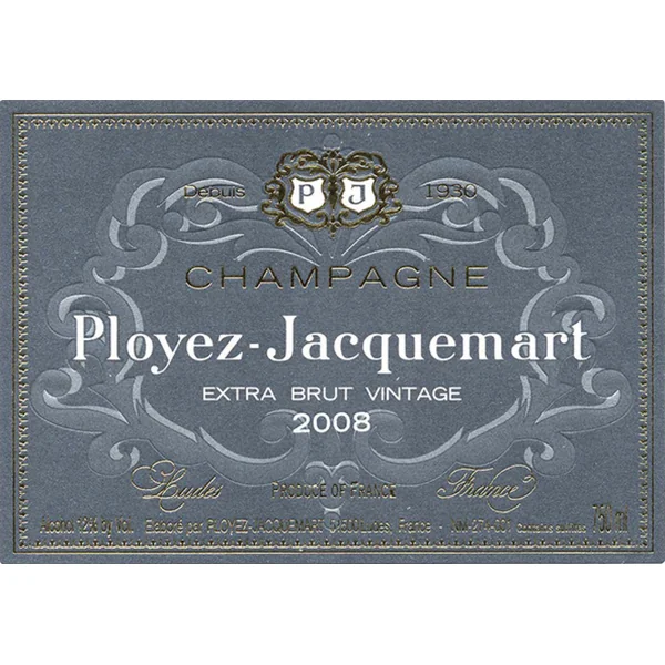 Ployez-Jacquemart Extra Brut Vintage Champagne 2008