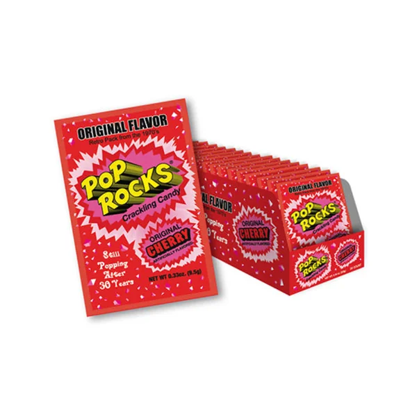 Pop Rock Popping Cherry Flavored Candy