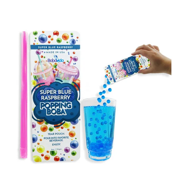 Popping Boba Pouch Mix • Blue Raspberry