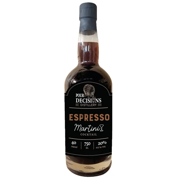 Pour Decisions Distillery Espresso Martini Cocktail