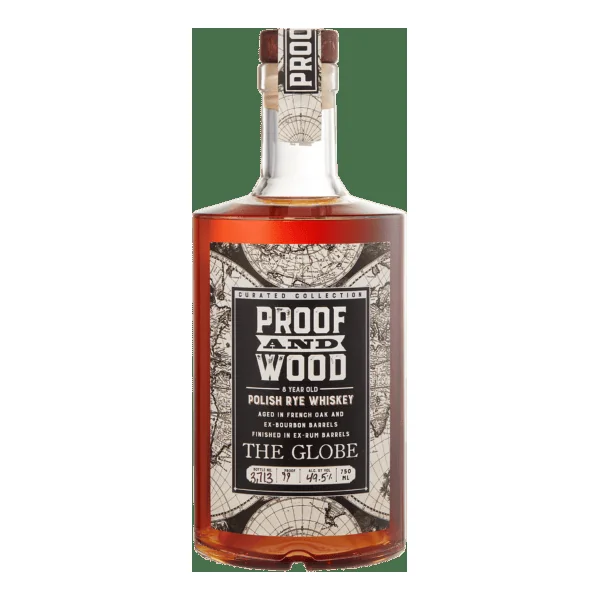 Proof And Wood Polish Rye Whiskey "The Globe" 750ml