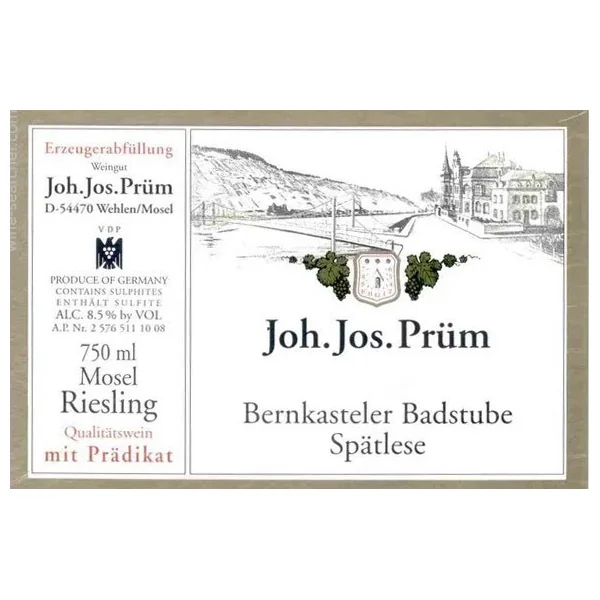 Prum/JJ Riesling Spätlese Bernkasteler Badstube 2019