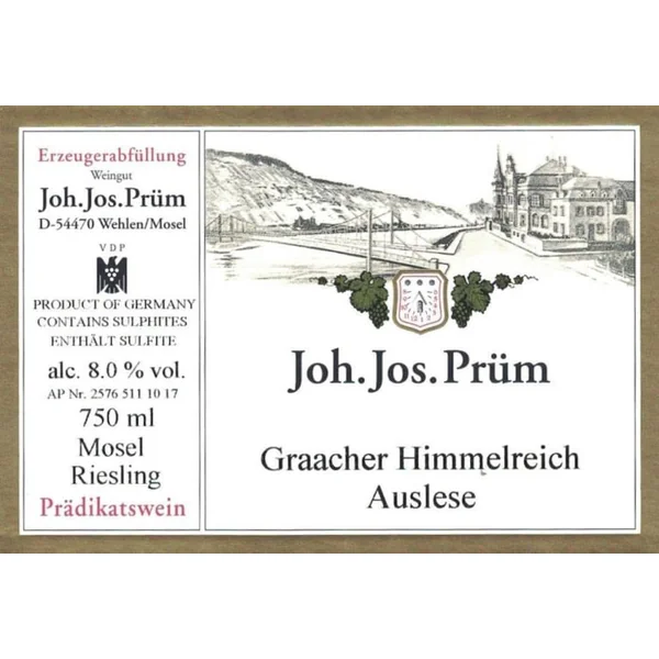 Prüm/JJ Riesling Gold Cap Auslese Graacher Himmelreich 2020