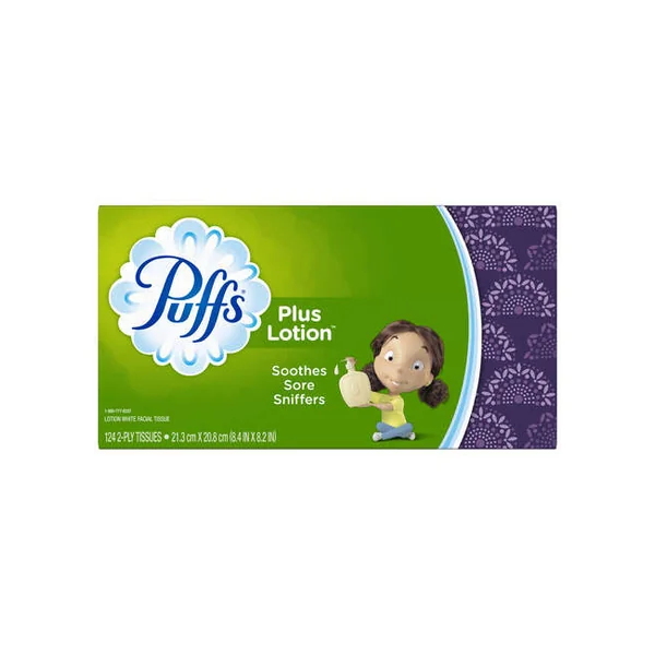 Puffs Plus Family Size Facial Tissue