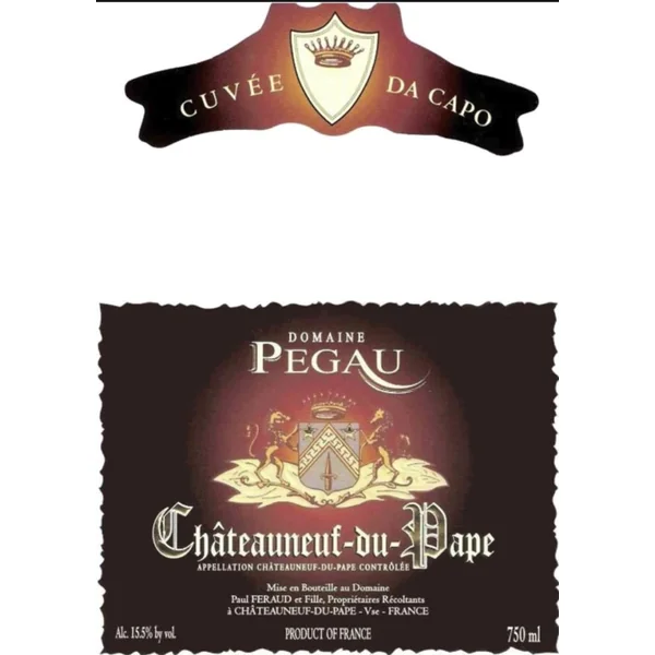 Pégaü Châteauneuf-du-Pape Cuvée da Capo 2015 1.5L