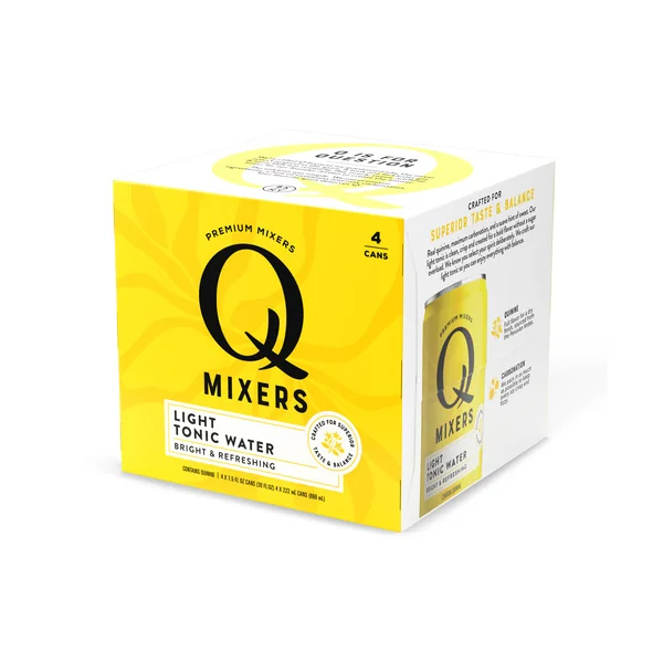 Q Drinks • Light Tonic Slim Can 7.5oz 4pk