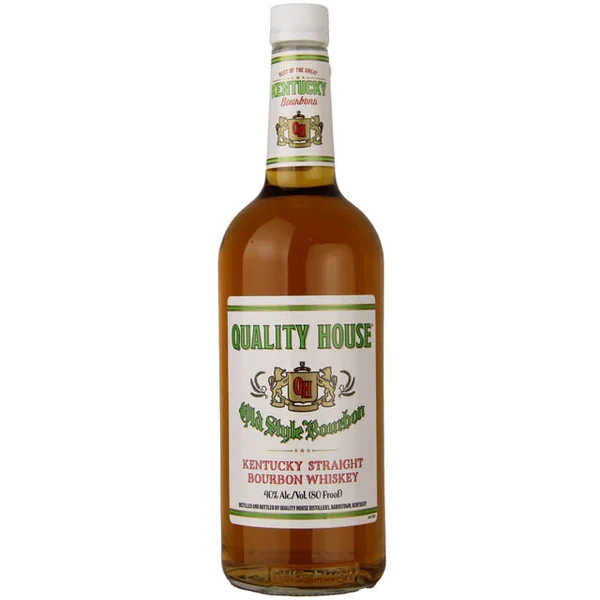 Quality House Old Style White Label Bourbon / Ltr