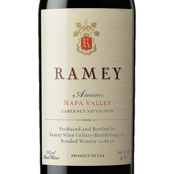 Ramey Cabernet Sauvignon Napa Valley Annum 2015