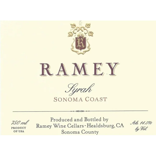 Ramey Syrah Sonoma Coast 2017