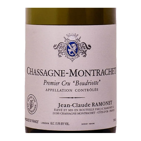 Ramonet Chassagne-Montrachet 1er cru Boudriotte 2015