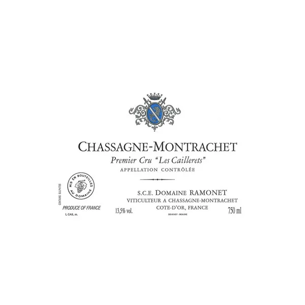 Ramonet Chassagne-Montrachet 1er cru Caillerets 2018
