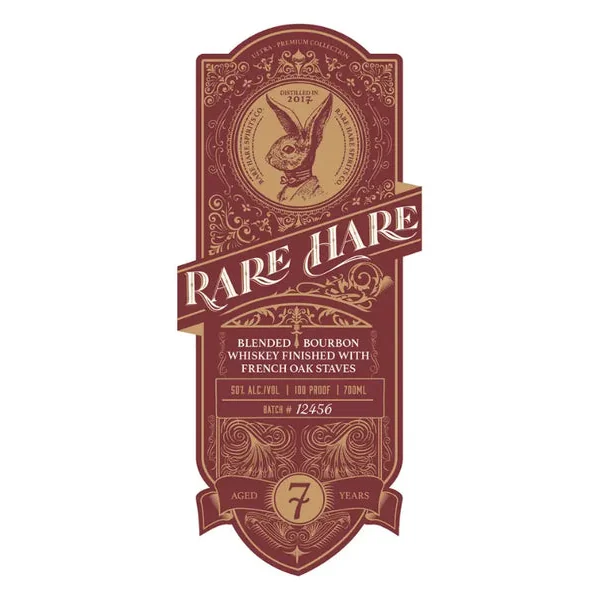 Rare Hare Bourbon 7 Year French Oak Stave Finish 700ml
