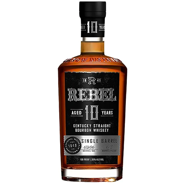 Rebel Single Barrel Straight Bourbon 10 Year Old