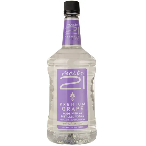 Recipe 21 Grape Flavored Vodka / 1.75 Ltr