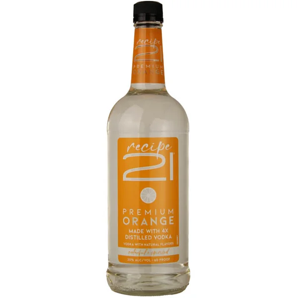 Recipe 21 Orange Flavored Vodka / Ltr