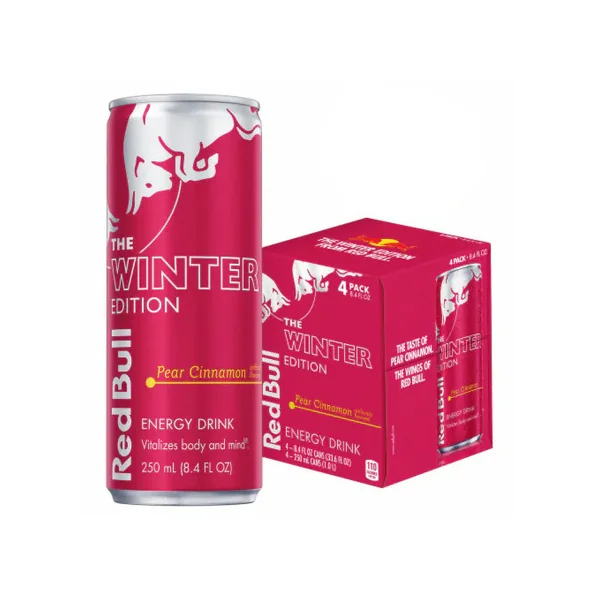 Red Bull Winter • Pear Cinnamon 8.4 oz 4 Pack