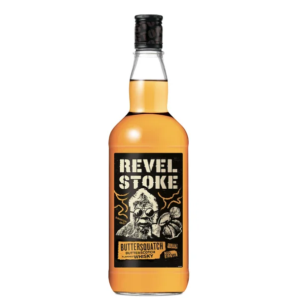 Revel Stoke Whisky Buttersquatch Butterscotch Flavored 1.0Ltr