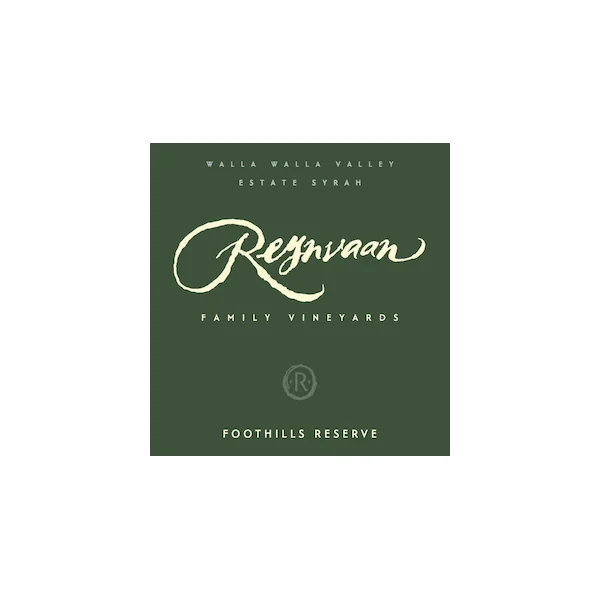 Reynvaan Syrah Foothills Reserve 2017 750ml