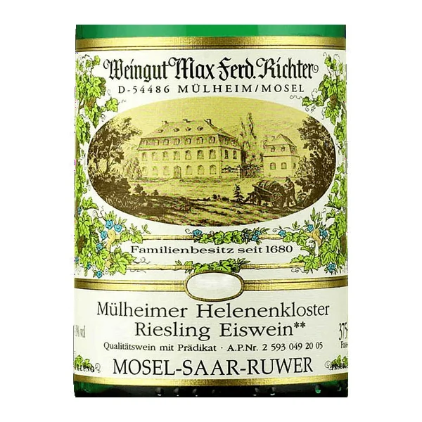 Richter/MF Riesling Eiswein** Mülheimer Helenenkloster Fass 103 2016 375ml